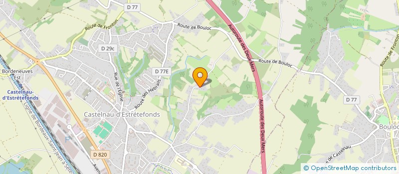 localisation de l'entreprise POUYET-PRIEUR  CASTELNAU-D'ESTRETEFONDS