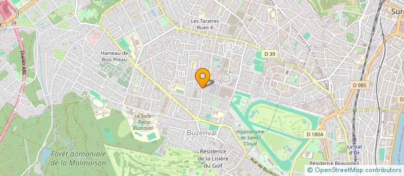 localisation de l'entreprise POUZACTIS à RUEIL MALMAISON