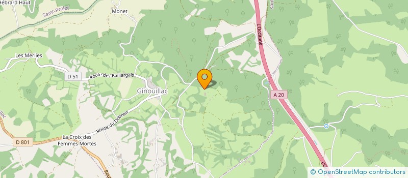 localisation de l'entreprise POUZALGUES  GINOUILLAC