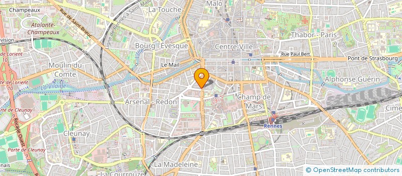 localisation de l'entreprise POUZET à RENNES