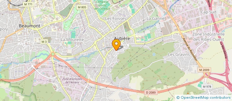 localisation de l'entreprise POUZOL IMMOBILIER  AUBIERE