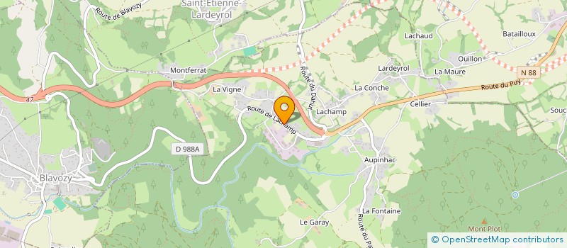 localisation de l'entreprise POUZOLS  SAINT-PIERRE-EYNAC