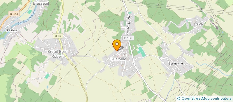 localisation de l'entreprise POUZOTLIVRAISON à GUERVILLE