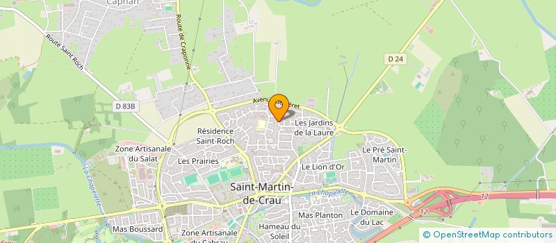 localisation de l'entreprise POVEDA à SAINT-MARTIN-DE-CRAU