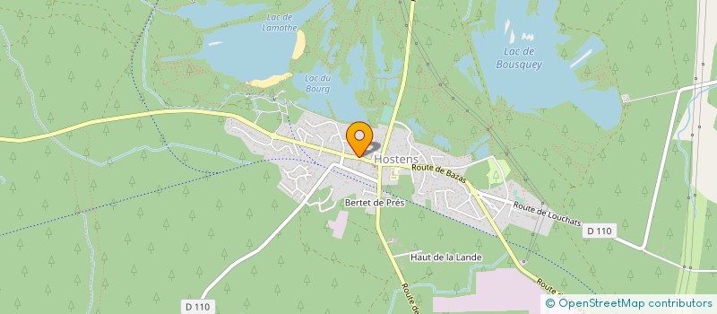 localisation de l'entreprise POVINPI  HOSTENS