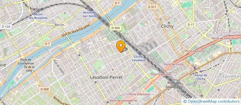 localisation de l'entreprise POW'HER EVENTS à LEVALLOIS-PERRET
