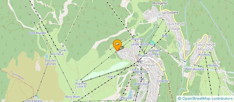localisation de l'entreprise POW POW à COURCHEVEL