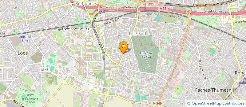 localisation de l'entreprise POW-R ELEC à LILLE