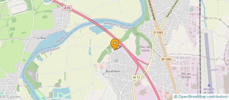 localisation de l'entreprise POW WOW  ANDREZIEUX-BOUTHEON