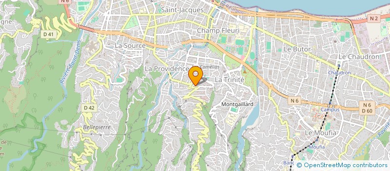 localisation de l'entreprise POWDER à SAINT DENIS