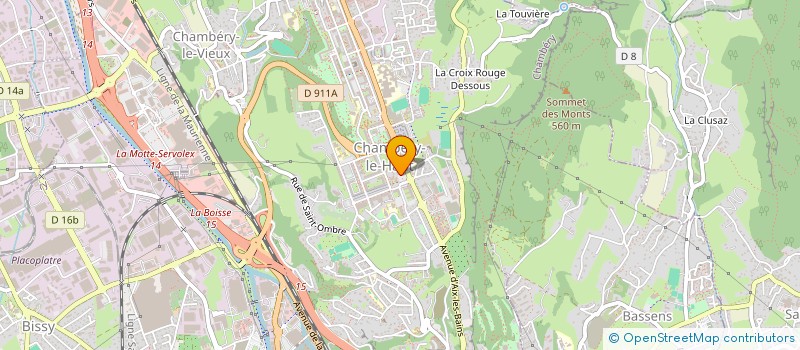 localisation de l'entreprise POWELDIS à CHAMBERY
