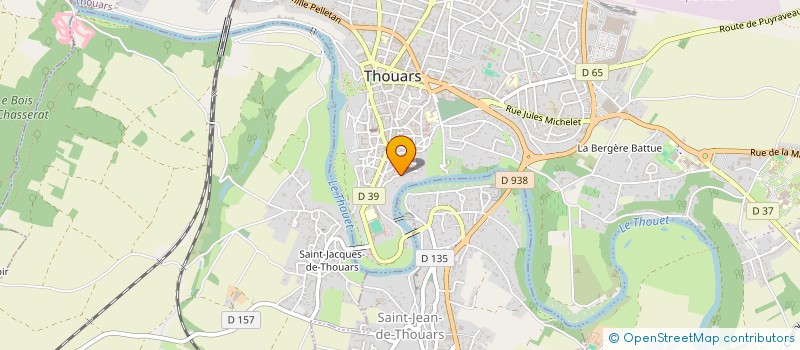 localisation de l'entreprise POWELL, JANE & PICKERING, ALAN  THOUARS