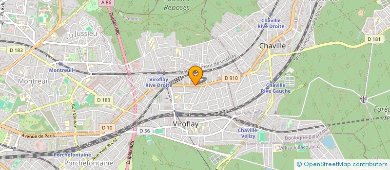 localisation de l'entreprise POWELL SOFTWARE à VIROFLAY