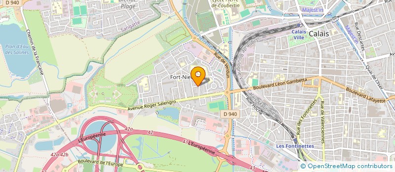 localisation de l'entreprise POWER  CALAIS