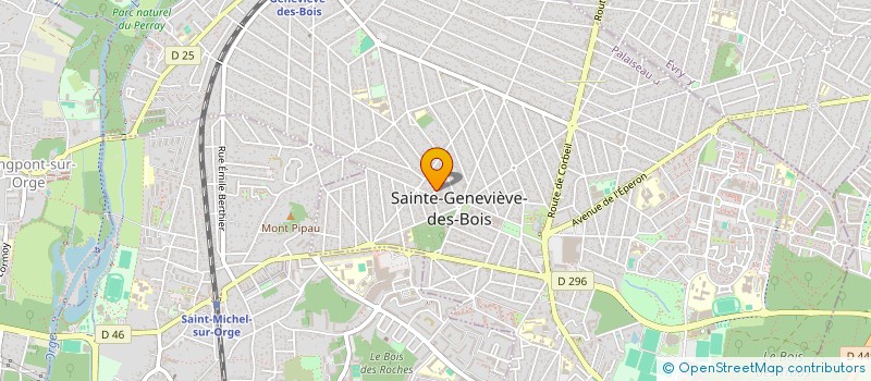 localisation de l'entreprise POWER 5N  SAINTE-GENEVIEVE-DES-BOIS