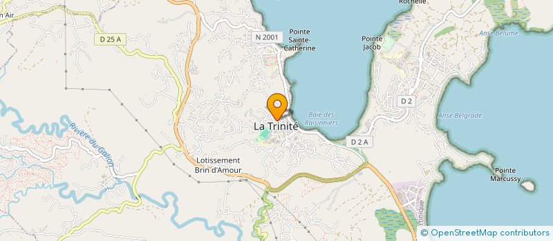 localisation de l'entreprise POWER ATHLETIC-CLUB à LA TRINITE