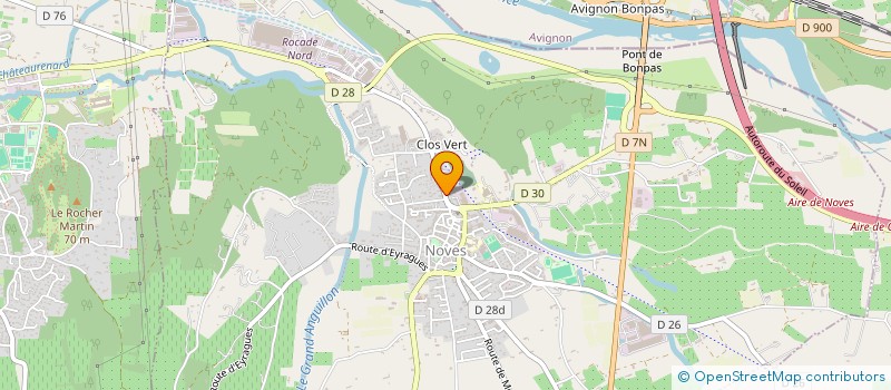 localisation de l'entreprise POWER BOXING  EYRAGUES