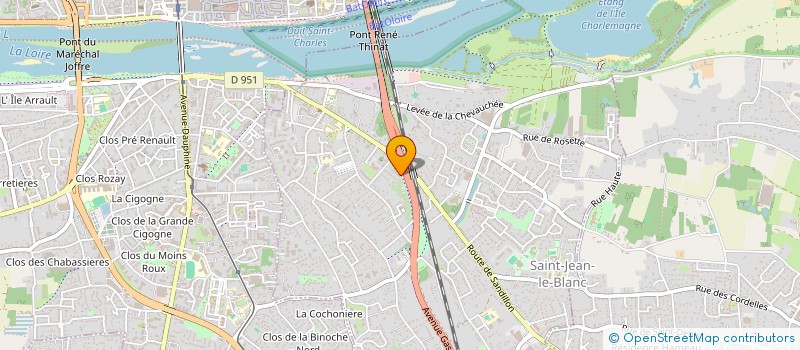 localisation de l'entreprise POWER CLEAN 45 à SAINT-JEAN-LE-BLANC