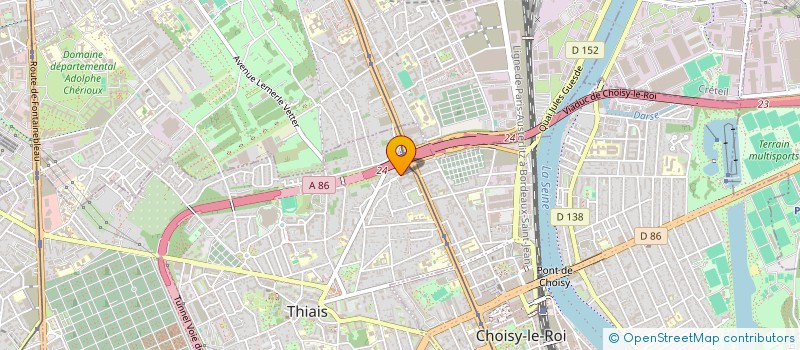 localisation de l'entreprise POWER CLEANING SERVICES à THIAIS
