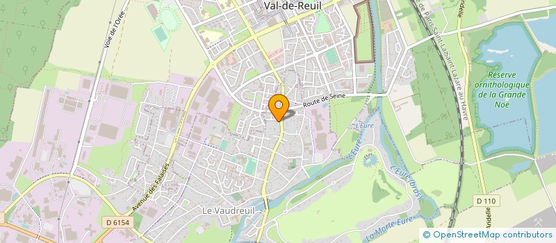 localisation de l'entreprise POWER CLOUD  LE VAUDREUIL