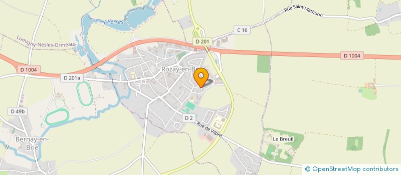 localisation de l'entreprise POWER CLUB JO PONNIER  ROZAY-EN-BRIE