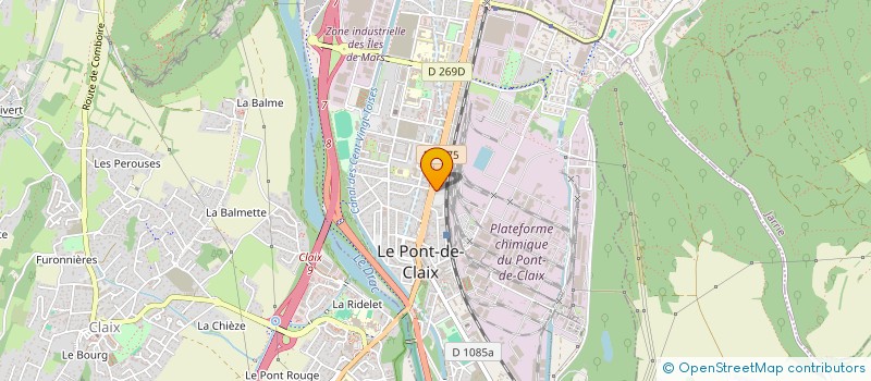 localisation de l'entreprise POWER CLUB PONTOIS  LE PONT-DE-CLAIX