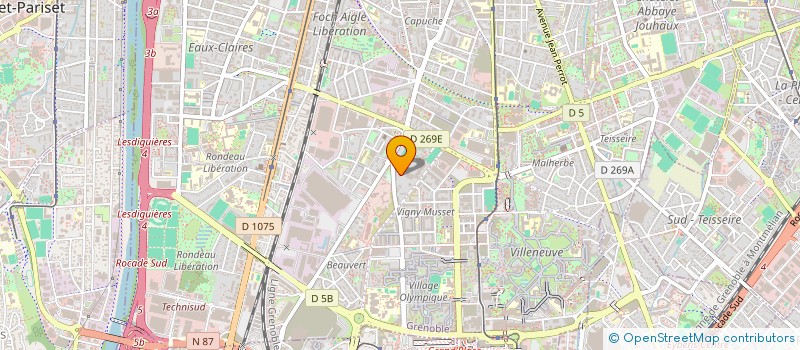 localisation de l'entreprise POWER COMPUTERS ENGINEERING à GRENOBLE