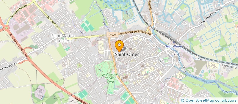 localisation de l'entreprise POWER CONCEPT ST O  SAINT-OMER