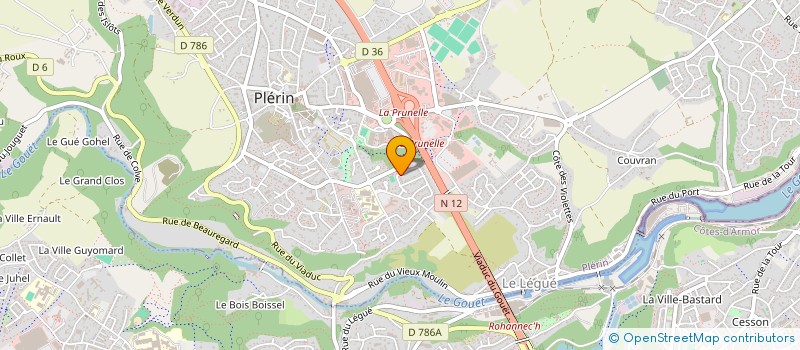 localisation de l'entreprise POWER CONNECT BRETAGNE à PLERIN