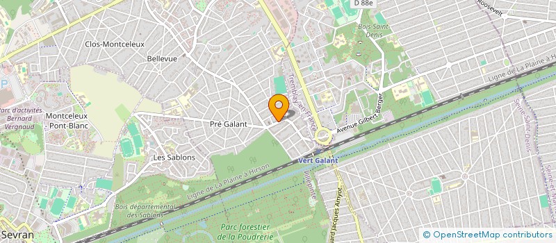 localisation de l'entreprise POWER CONSEIL  VILLEPINTE