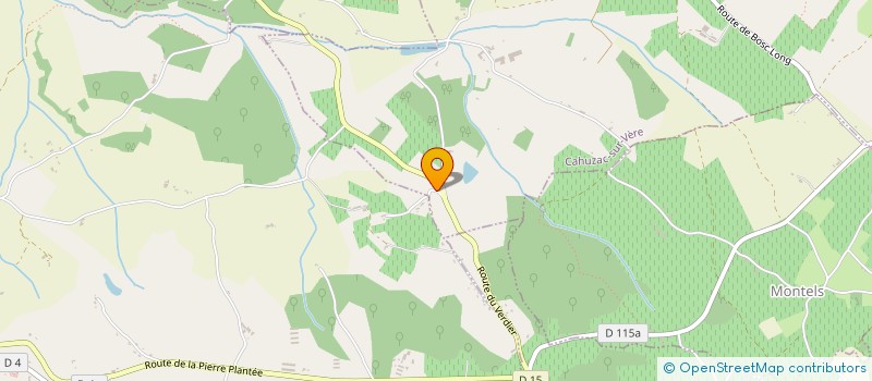 localisation de l'entreprise POWER DREAD  CAHUZAC-SUR-VERE