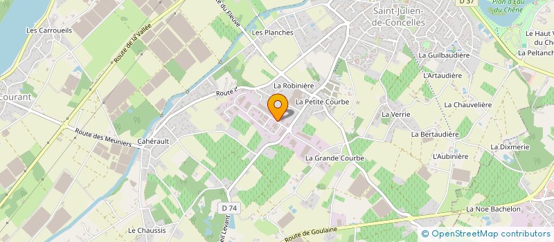 localisation de l'entreprise POWER ELECTRICITE à SAINT-JULIEN-DE-CONCELLES