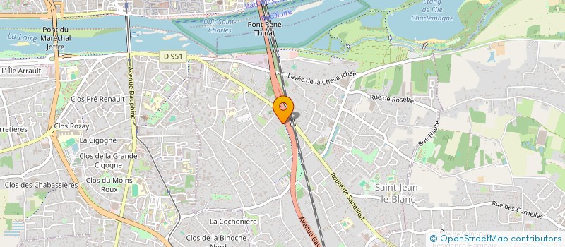 localisation de l'entreprise POWER FIBRE 45 à SAINT-JEAN-LE-BLANC