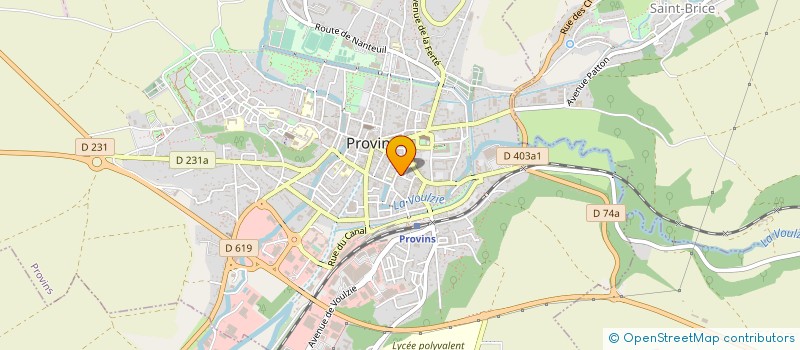 localisation de l'entreprise POWER FIT à PROVINS