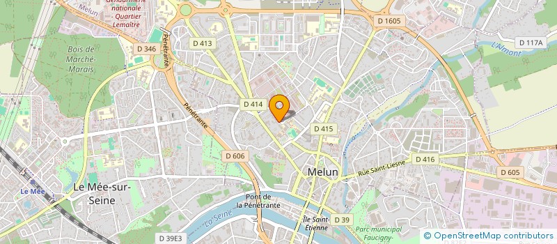 localisation de l'entreprise POWER FLEX à MELUN