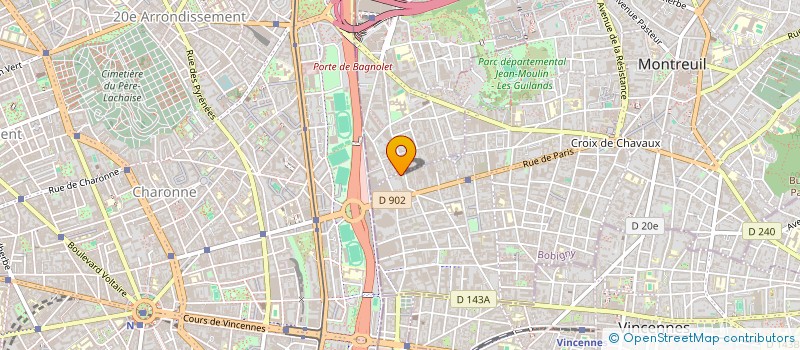 localisation de l'entreprise POWER FRANCE à MONTREUIL