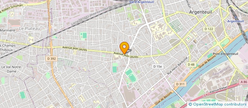localisation de l'entreprise POWER GAMES à ARGENTEUIL