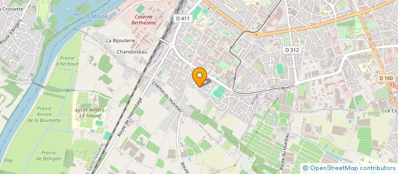 localisation de l'entreprise POWER GAMES  ANGERS