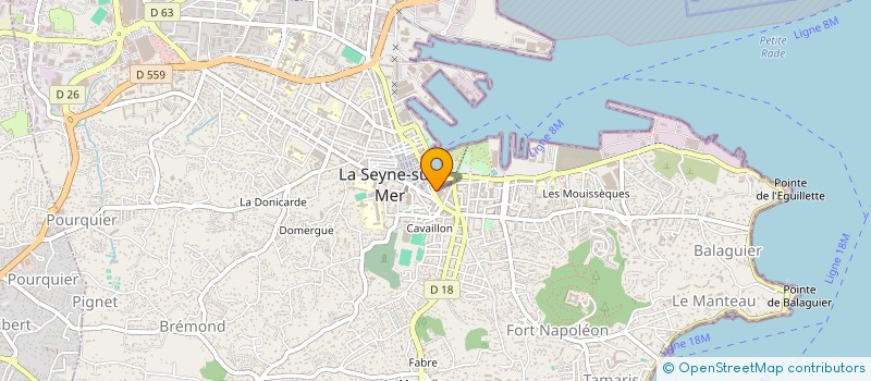 localisation de l'entreprise POWER GYM à LA SEYNE-SUR-MER