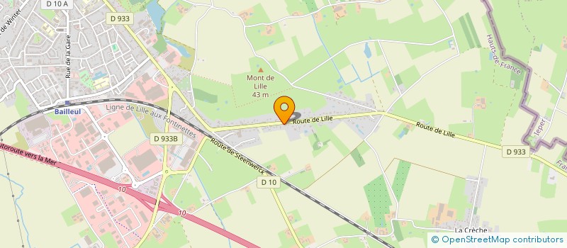 localisation de l'entreprise POWER INVEST à BAILLEUL