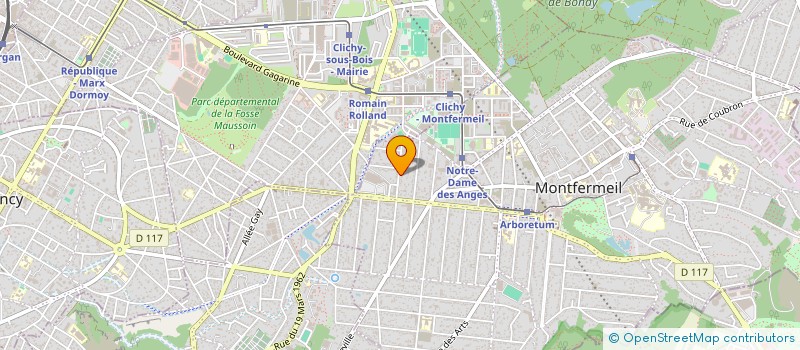 localisation de l'entreprise POWER MOTEUR  MONTFERMEIL