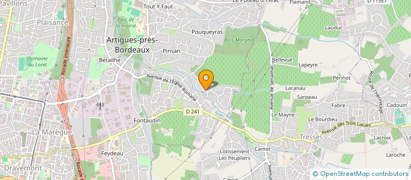 localisation de l'entreprise POWER MOVE  ARTIGUES-PRES-BORDEAUX