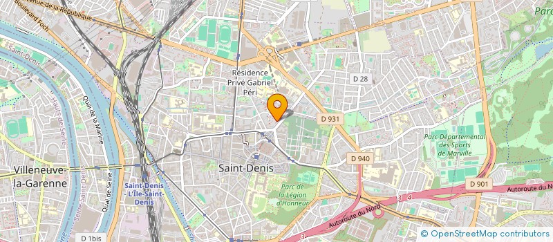 localisation de l'entreprise POWER PAC  SAINT-DENIS