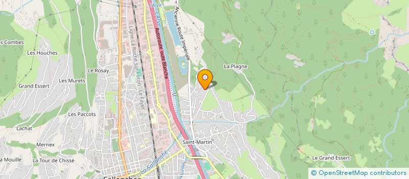 localisation de l'entreprise POWER PLAY CAPITAL  SALLANCHES