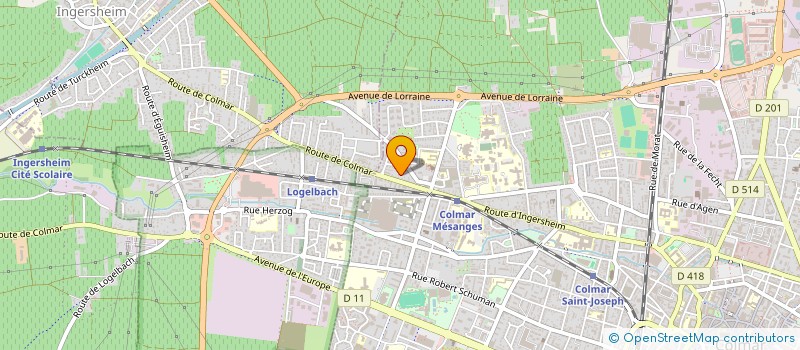 localisation de l'entreprise POWER PNEUMATIC FRANCHISE  COLMAR