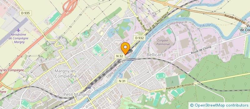 localisation de l'entreprise POWER PRODUCTS FRANCE  MARGNY LES COMPIEGNE