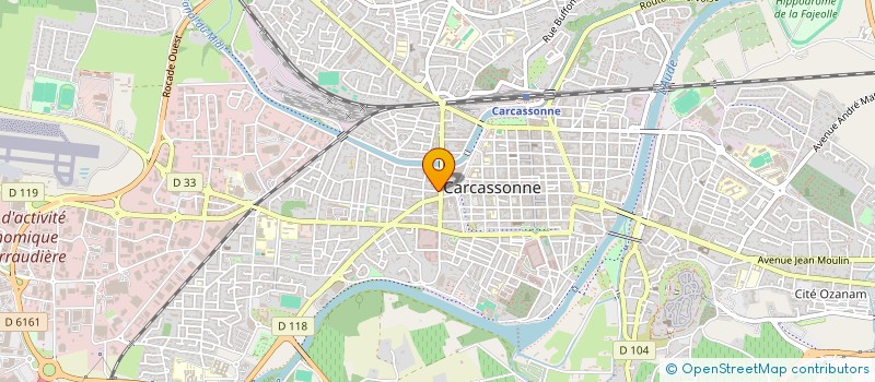 localisation de l'entreprise POWER SERVICE AGRI  CARCASSONNE