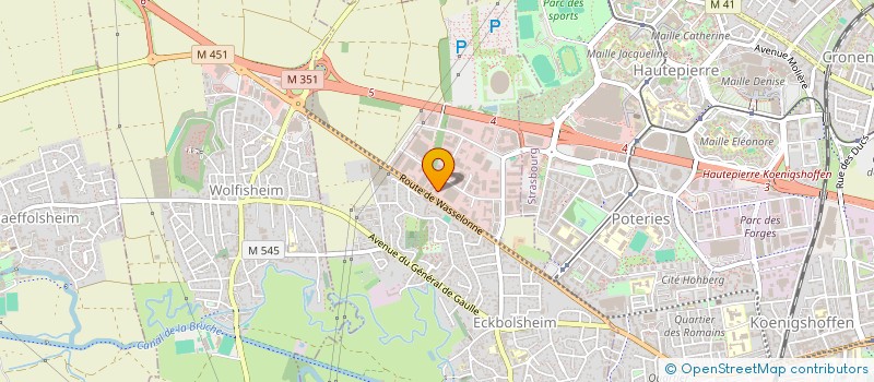 localisation de l'entreprise POWER UP BATTERIES à ECKBOLSHEIM