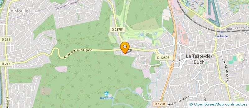 localisation de l'entreprise POWER V à LA TESTE-DE-BUCH