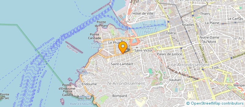 localisation de l'entreprise POWERAY à MARSEILLE